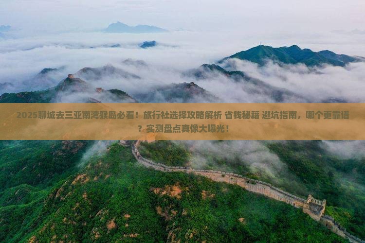 聊城去三亚南湾猴岛旅行社