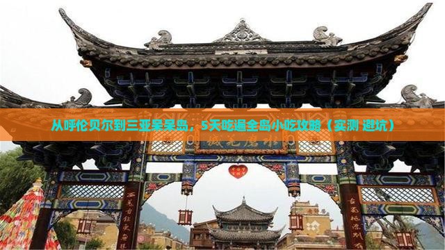 呼伦贝尔前往三亚呆呆岛旅游小吃