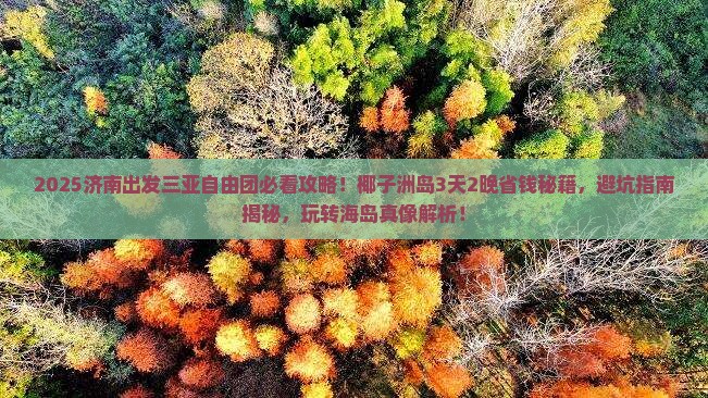 济南前往三亚椰子洲岛自由团