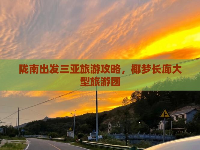 陇南出发三亚椰梦长廊大型旅游团