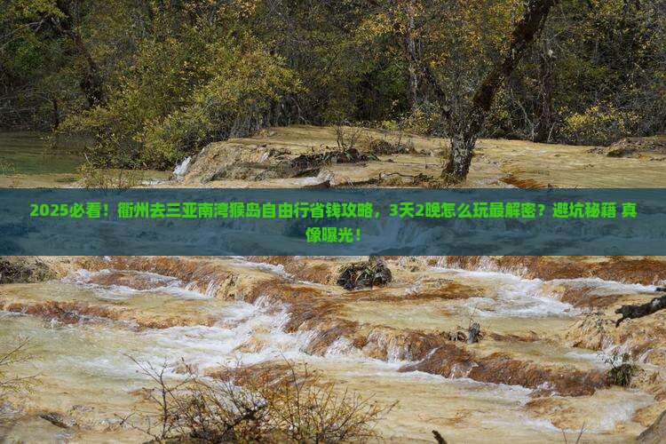 衢州去三亚南湾猴岛自由行