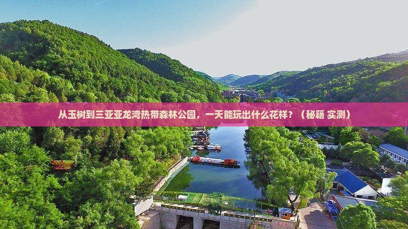 玉树去三亚亚龙湾热带森林公园一日游