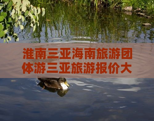 淮南前往三亚大东海团体旅游