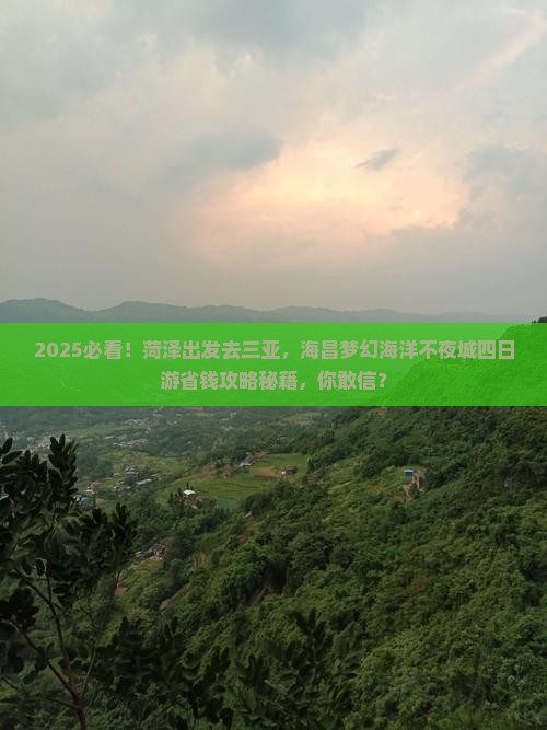 菏泽出发三亚海昌梦幻海洋不夜城四日游