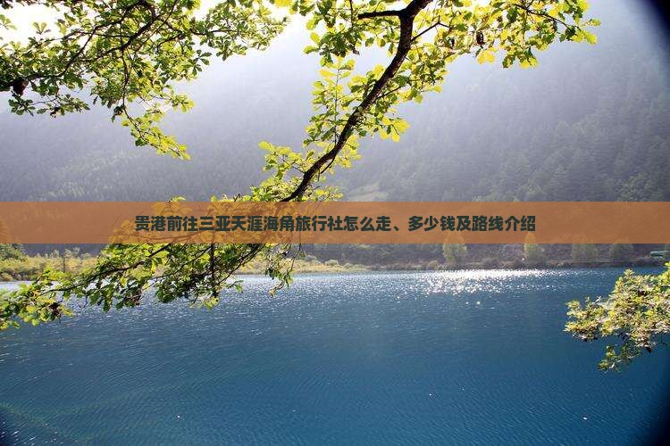 贵港前往三亚天涯海角旅行社