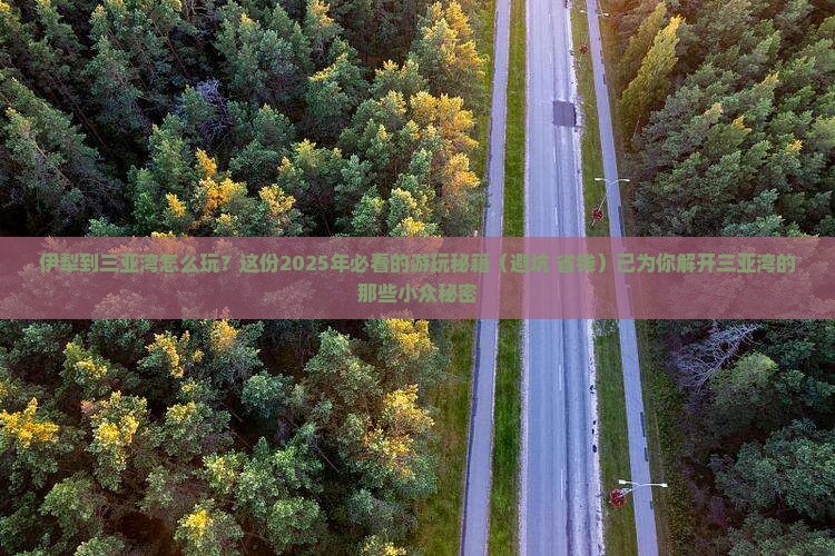 伊犁前往三亚三亚湾必玩地