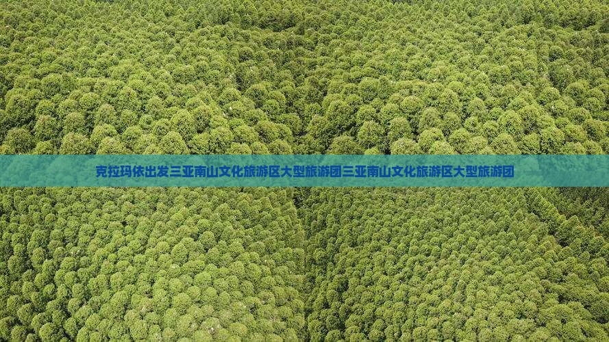 克拉玛依出发三亚南山文化旅游区大型旅游团