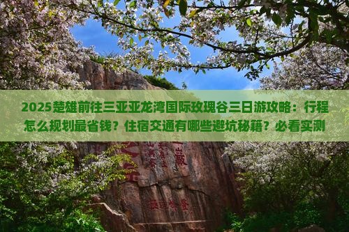 楚雄前往三亚亚龙湾国际玫瑰谷三日游