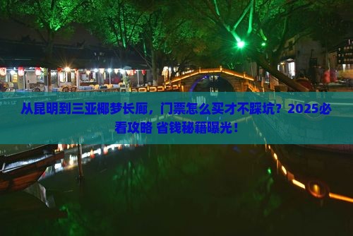 昆明去三亚椰梦长廊门票