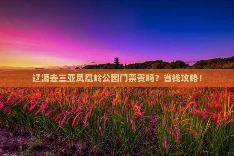 辽源去三亚凤凰岭公园门票
