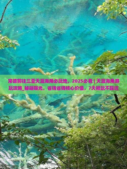 常德前往三亚天涯海角必玩地