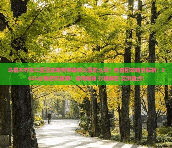 乌鲁木齐前往三亚亚龙湾热带森林公园自由团