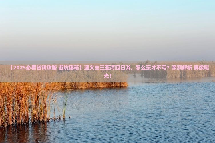 遵义去三亚三亚湾四日游
