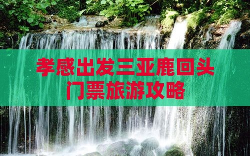孝感出发三亚鹿回头门票
