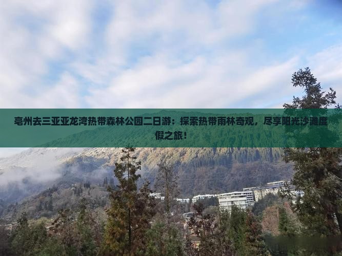 亳州去三亚亚龙湾热带森林公园二日游