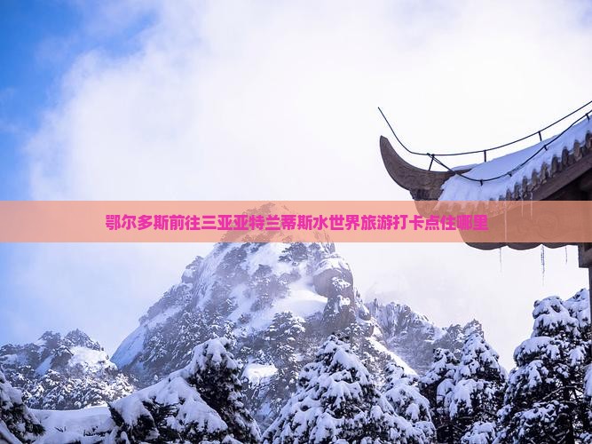 鄂尔多斯前往三亚亚特兰蒂斯水世界旅游打卡点