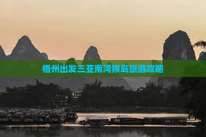 梧州出发三亚南湾猴岛旅游