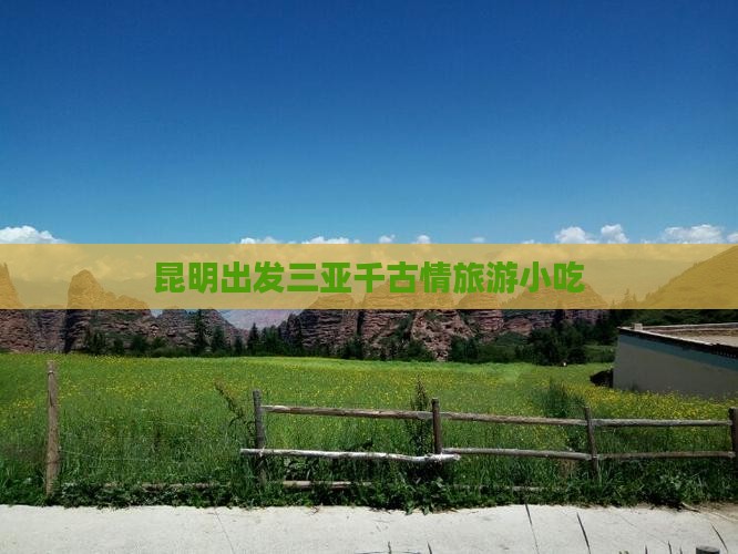 昆明出发三亚千古情旅游小吃