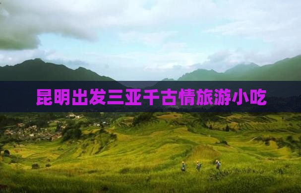 昆明出发三亚千古情旅游小吃