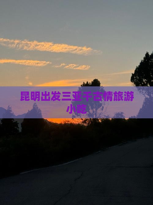 昆明出发三亚千古情旅游小吃