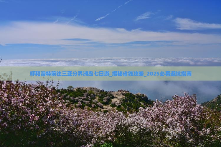 呼和浩特前往三亚分界洲岛七日游