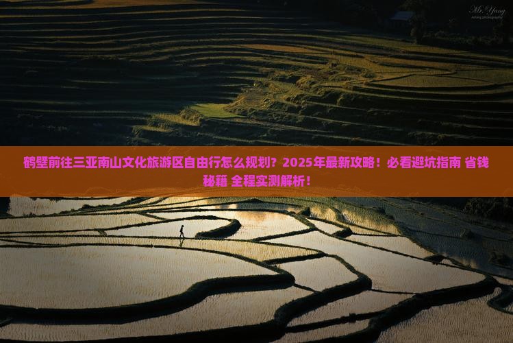 鹤壁前往三亚南山文化旅游区自由行