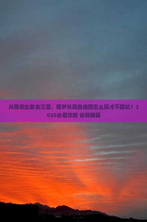 雅安出发三亚椰梦长廊自由团