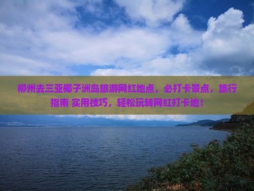 柳州去三亚椰子洲岛旅游网红地点