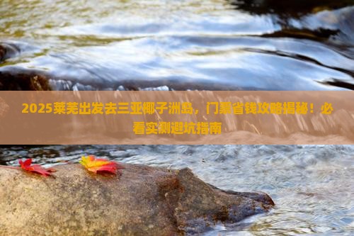 莱芜去三亚椰子洲岛门票