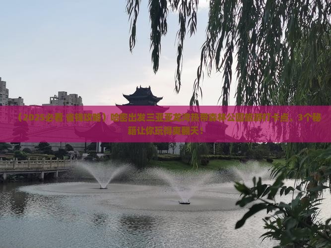 哈密出发三亚亚龙湾热带森林公园旅游打卡点