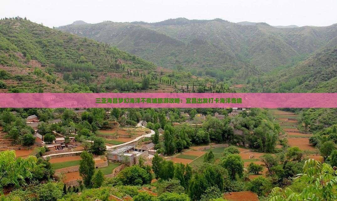 宜昌去三亚海昌梦幻海洋不夜城旅游打卡点