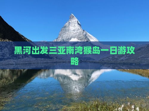 黑河出发三亚南湾猴岛一日游
