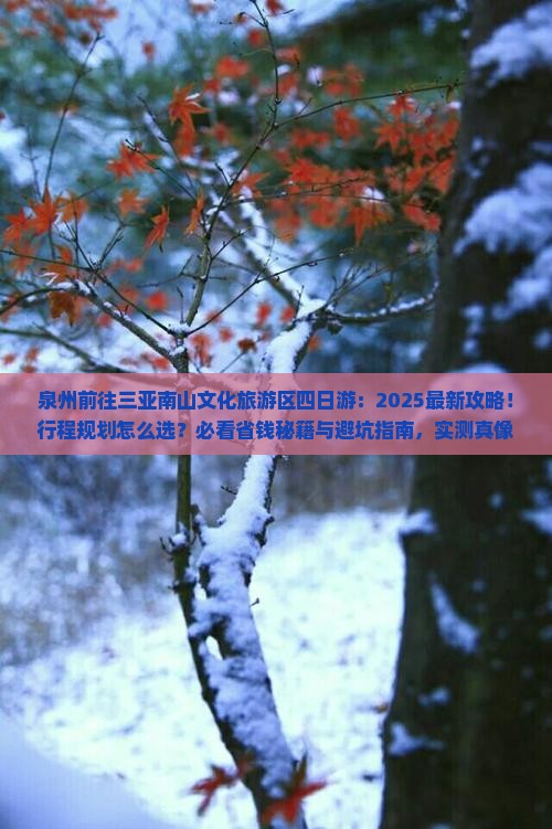 泉州前往三亚南山文化旅游区四日游