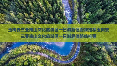 玉树去三亚南山文化旅游区一日游