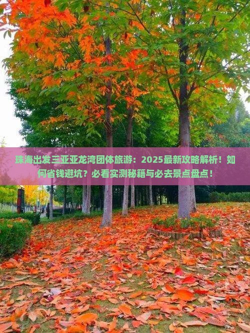 珠海出发三亚亚龙湾团体旅游