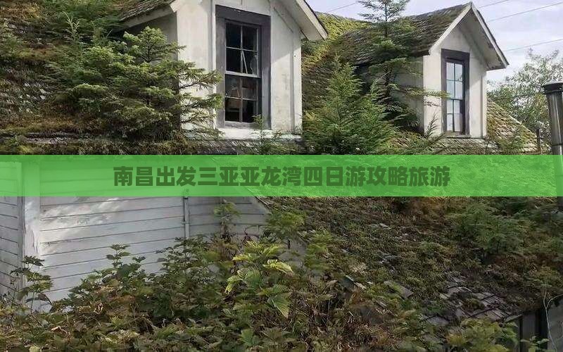 南昌出发三亚亚龙湾四日游