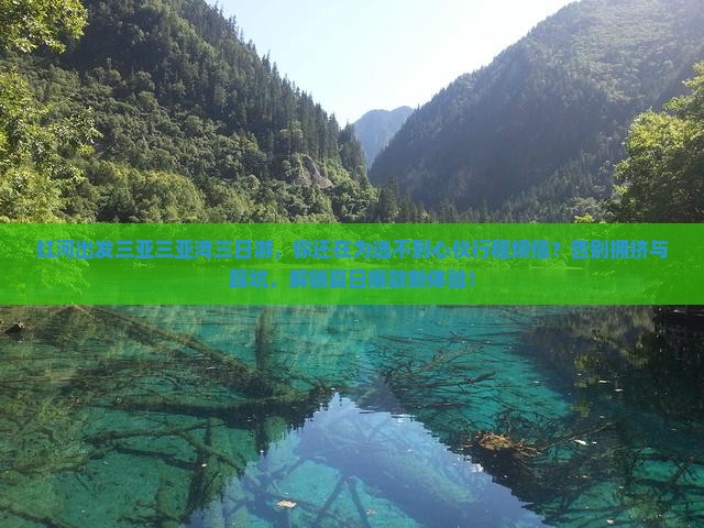 红河出发三亚三亚湾三日游