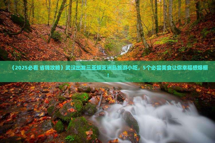 武汉出发三亚蜈支洲岛旅游小吃