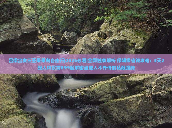 吕梁出发三亚呆呆岛自由行