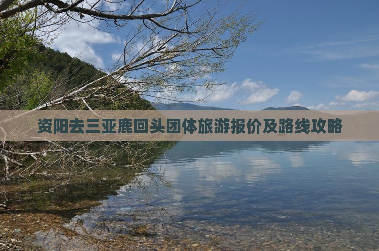 资阳去三亚鹿回头团体旅游