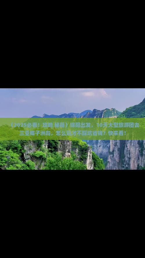 绵阳前往三亚椰子洲岛大型旅游团