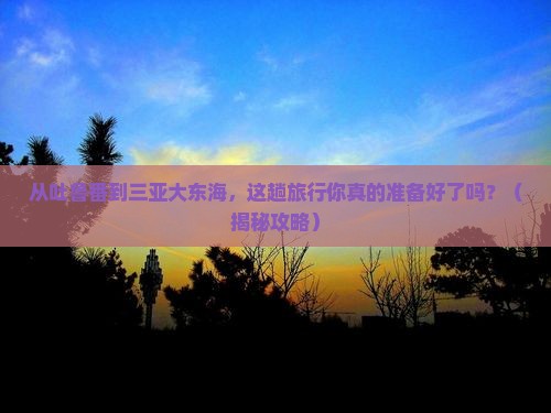 吐鲁番出发三亚大东海大型旅游团