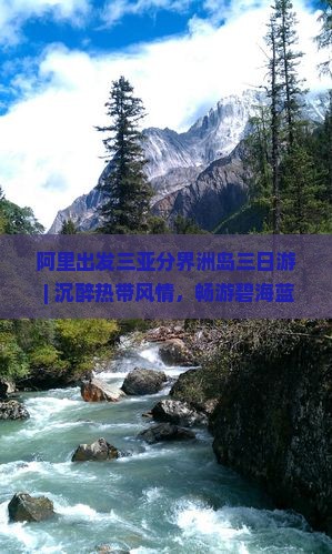 阿里出发三亚分界洲岛三日游