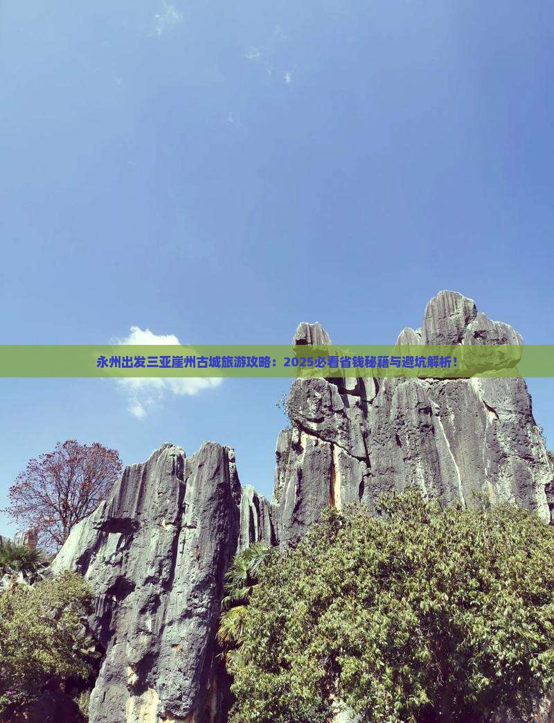 永州出发三亚崖洲古城旅游