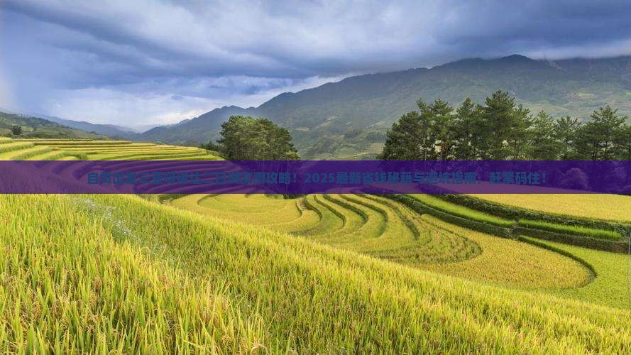 自贡出发三亚呀诺达景区二日游