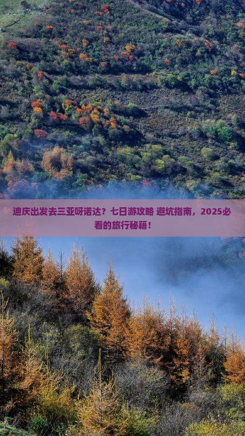 迪庆去三亚呀诺达景区七日游