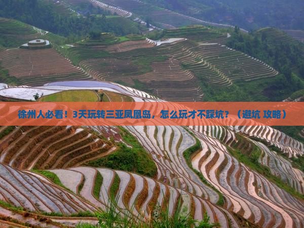 徐州出发三亚凤凰岛三日游