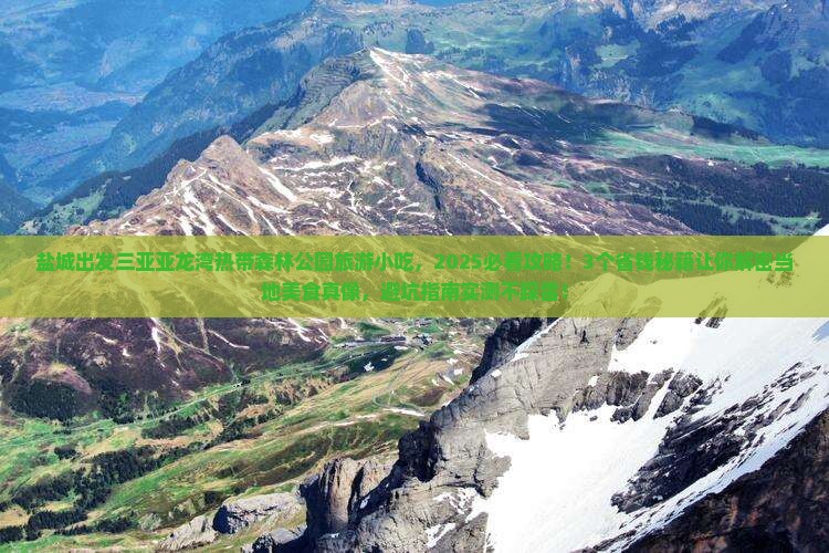 盐城出发三亚亚龙湾热带森林公园旅游小吃