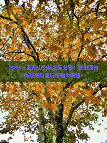 博尔塔拉前往三亚南山文化旅游区自由团