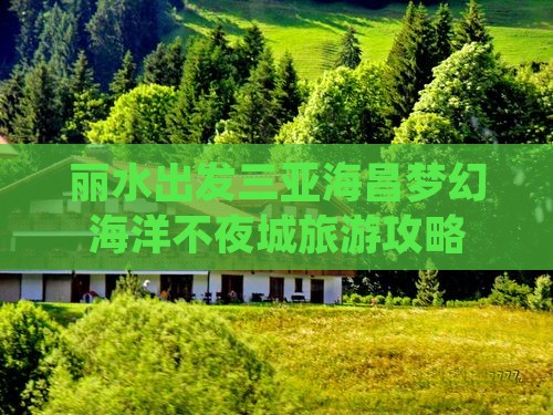 丽水去三亚海昌梦幻海洋不夜城大型旅游团
